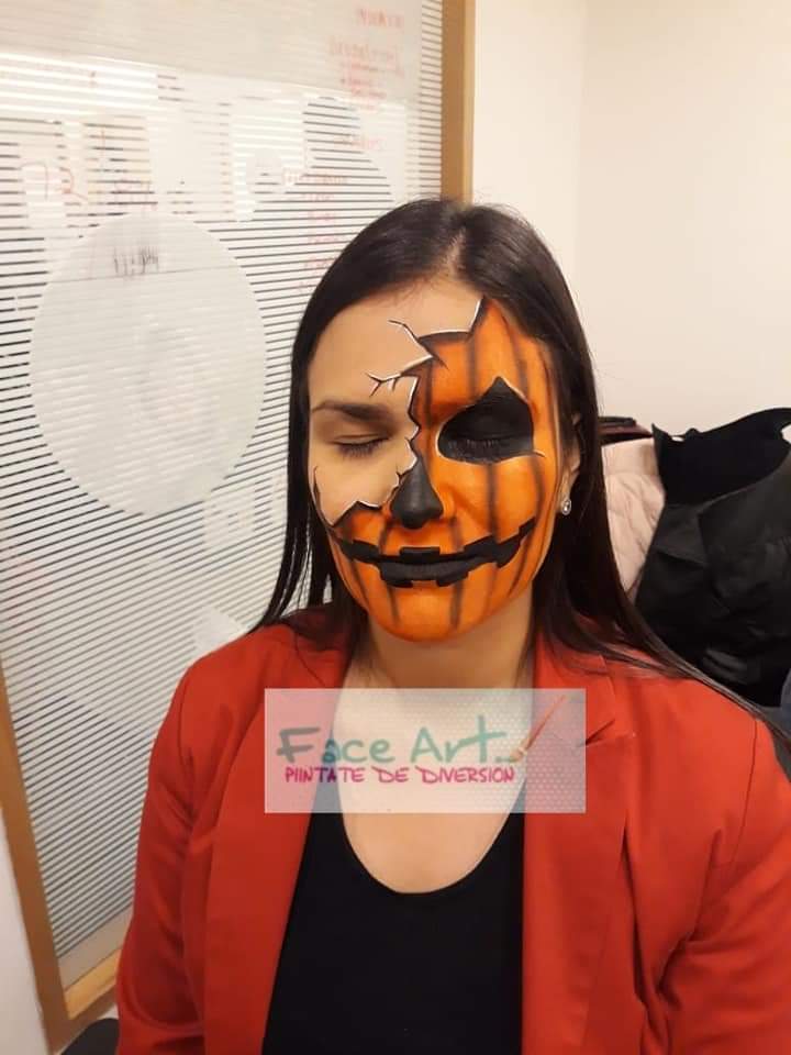 Maquillaje de calabaza