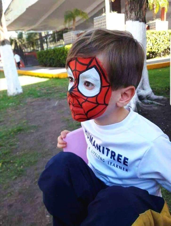 Maquillaje de spiderman